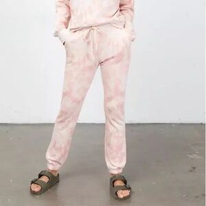 Rails Kingston Joggers in Pink Tie Dye
